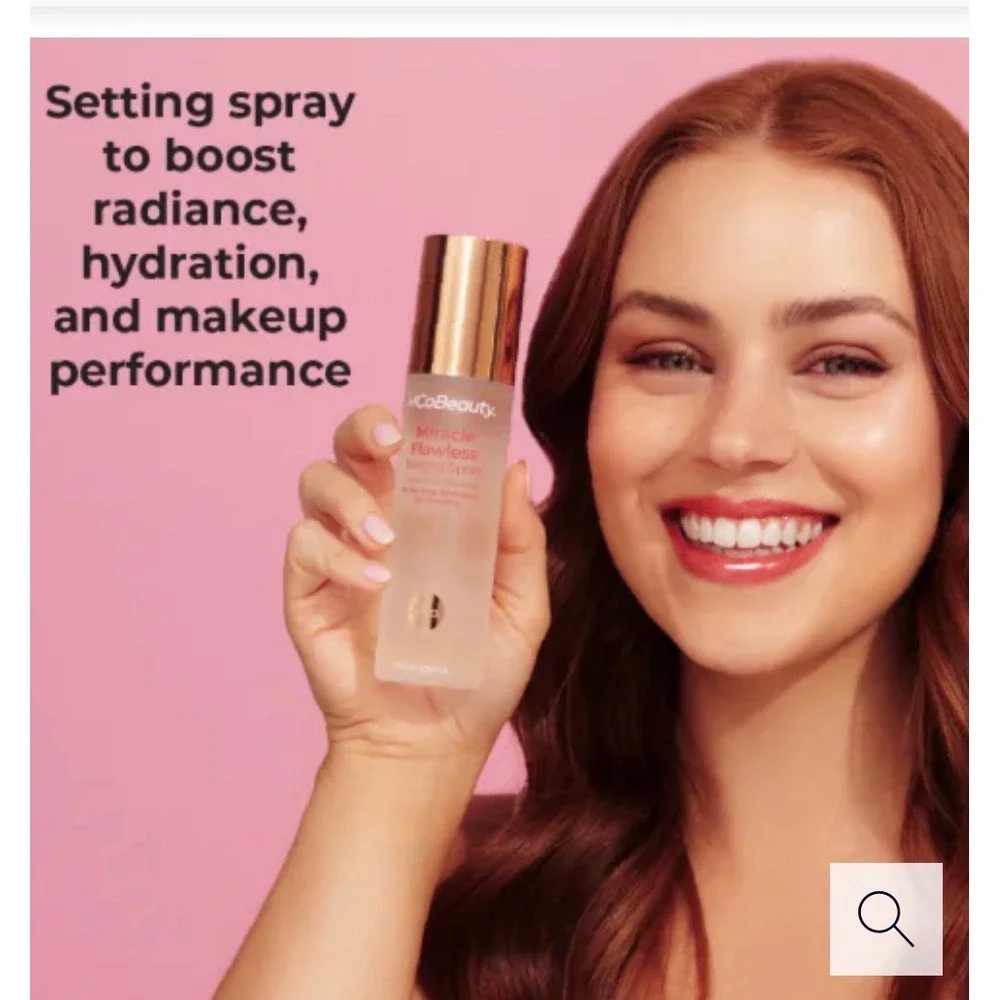 MCoBeauty Mini Miracle Flawless Setting Spray Alcohol-Free 30ml Lot of 2 NEW